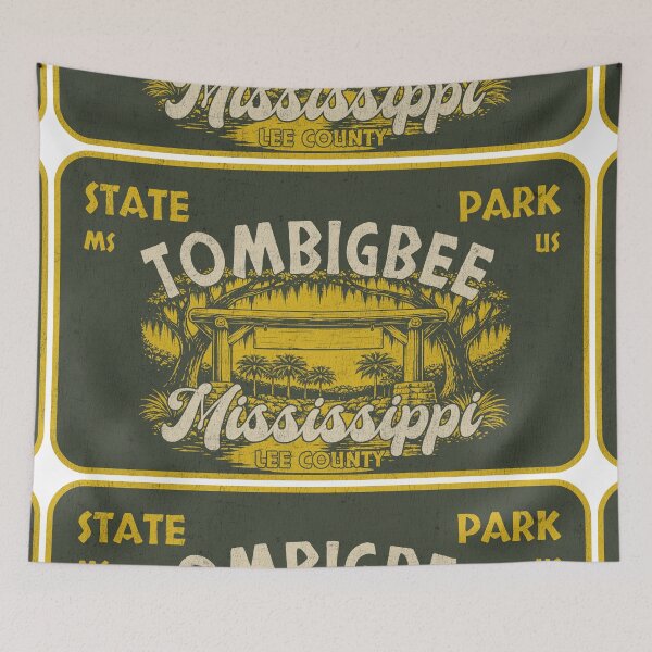 Item preview, Tombigbee State Park, Lee County, Mississippi, badge design designed and sold by Wanderful-roads.