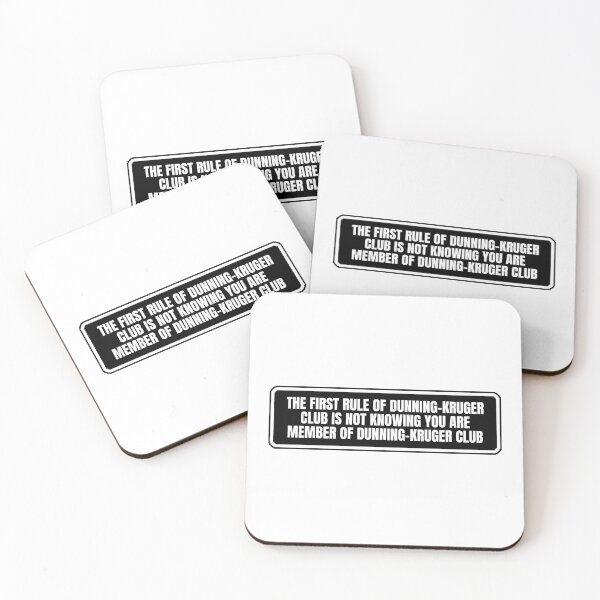 Item preview, Dunning-Kruger Club designed and sold by Dondonmart.