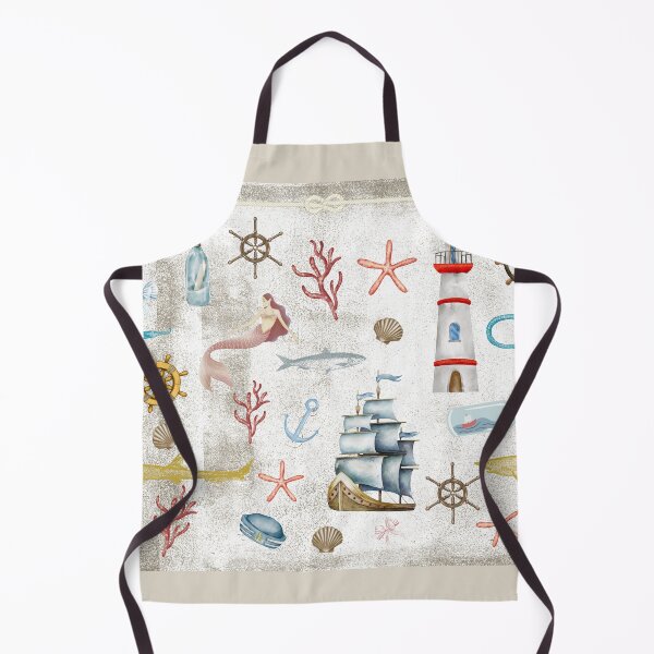 Item preview, Nautical fantasy pattern designed and sold by Evan's Oddities.