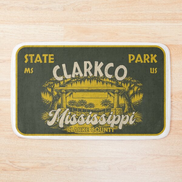 Item preview, Clarkco State Park, Clarke County, Mississippi, badge design designed and sold by Wanderful-roads.