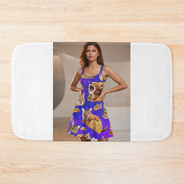 Item preview, Zendaya in a Taco Cat Dress designed and sold by Solace Sparkles.