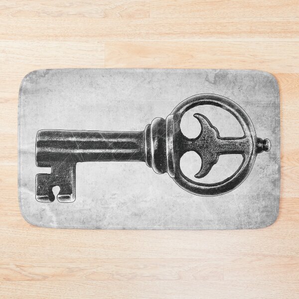 Item preview, Ancient 15th Century Medieval Iron Skeleton Key designed and sold by Ghoul Enterprises.