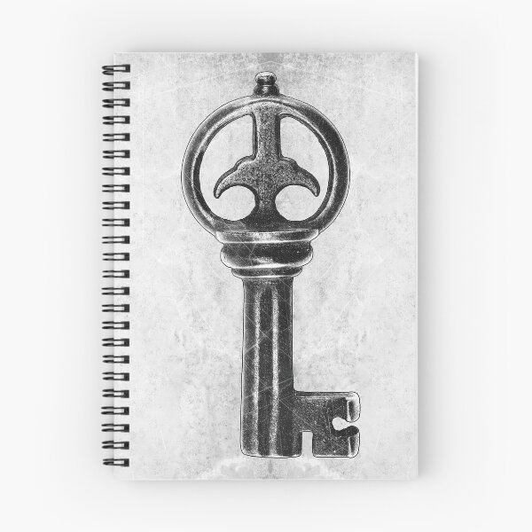 Item preview, Ancient 15th Century Medieval Iron Skeleton Key designed and sold by Ghoul Enterprises.