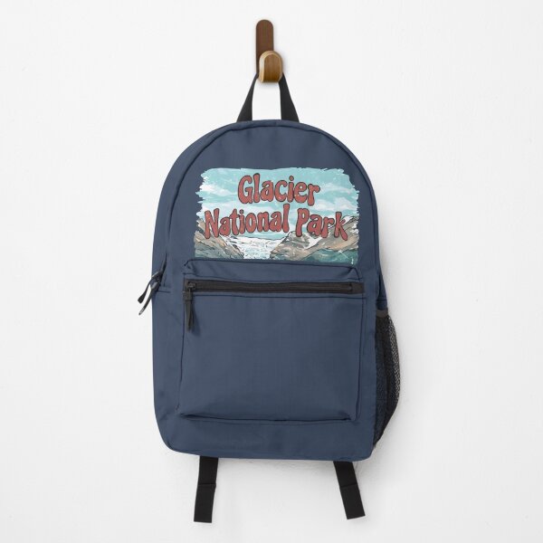 Item preview, Glacier National Park Colorful Mountains Landscape Moose designed and sold by HowToCanadian.