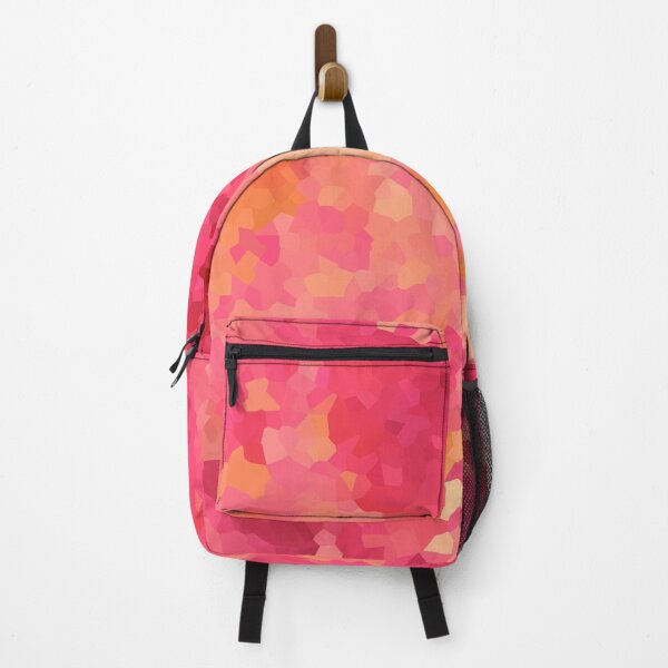 Item preview, Hot Fuchsia Poly Mosaic Pattern - Bright Geometric Abstract Decor designed and sold by K Design Store.