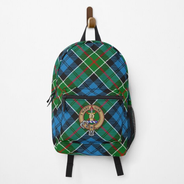 Item preview, Clan Kirkpatrick Crest over Tartan designed and sold by sifis.