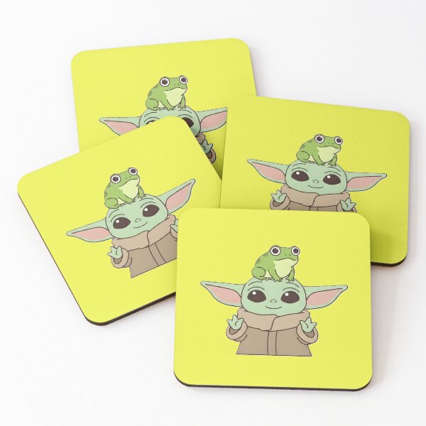Item preview, Grogu And Scared Frog designed and sold by Abeshinobi.