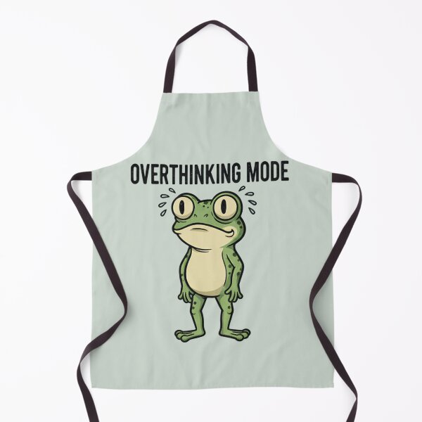 Item preview, Overthinking Mode Frog designed and sold by ZyxDes.