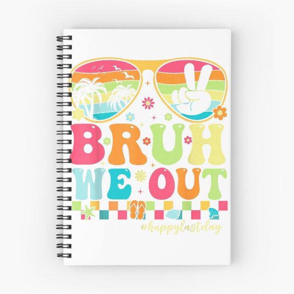 Item preview, Bruh We Out Teachers Happy Last Day of School Groovy T-Shirt designed and sold by KTY-NUSS.