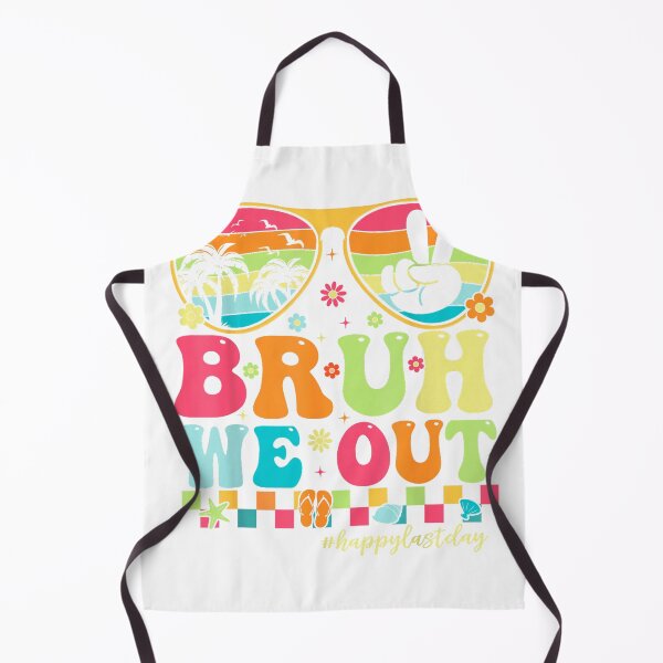 Item preview, Bruh We Out Teachers Happy Last Day of School Groovy T-Shirt designed and sold by KTY-NUSS.