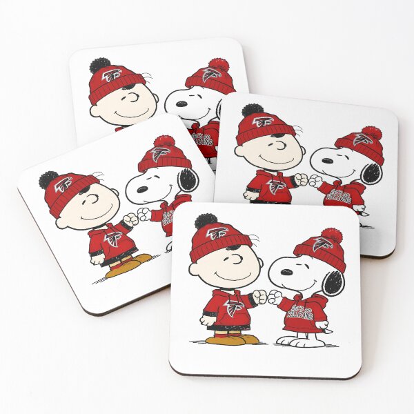 Item preview, Charlie Brown And Snoopy Atlanta Falcons Football designed and sold by Peggy D Schafer.