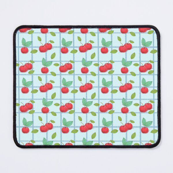 Item preview, Cute Cherry Checkered Seamless Pattern Description: designed and sold by thanratdesign.