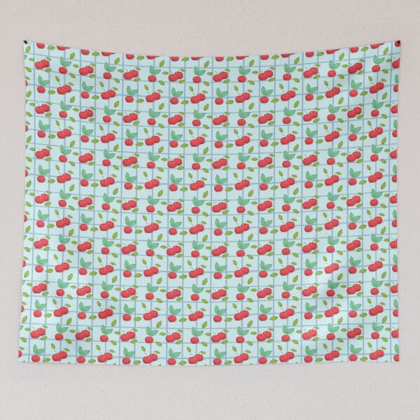 Item preview, Cute Cherry Checkered Seamless Pattern  Description: designed and sold by thanratdesign.