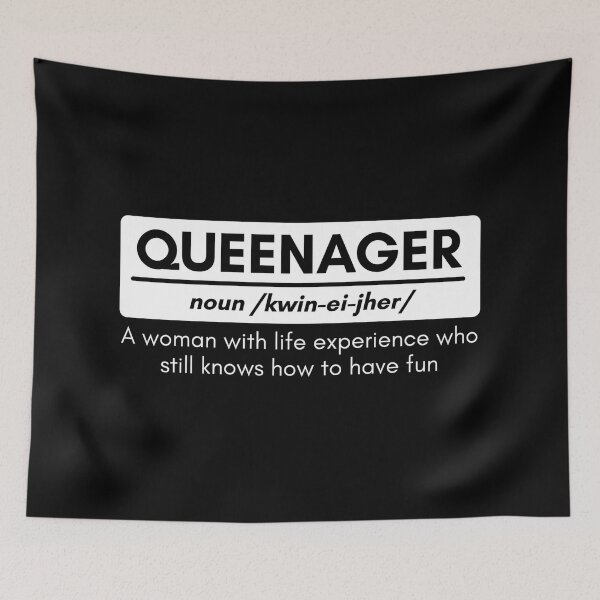 Item preview, Queenager noun designed and sold by Dondonmart.