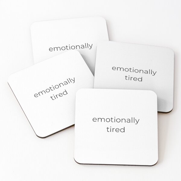 Item preview, Emotionally Tired | Soft Minimal Introvert Aesthetic designed and sold by AeraArts.