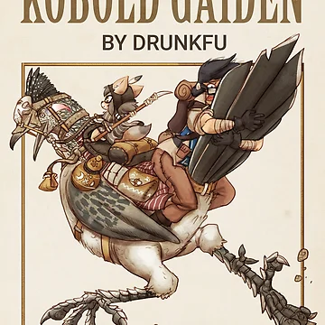 Artwork thumbnail, Kobold Riding a Roc by Drunkfu