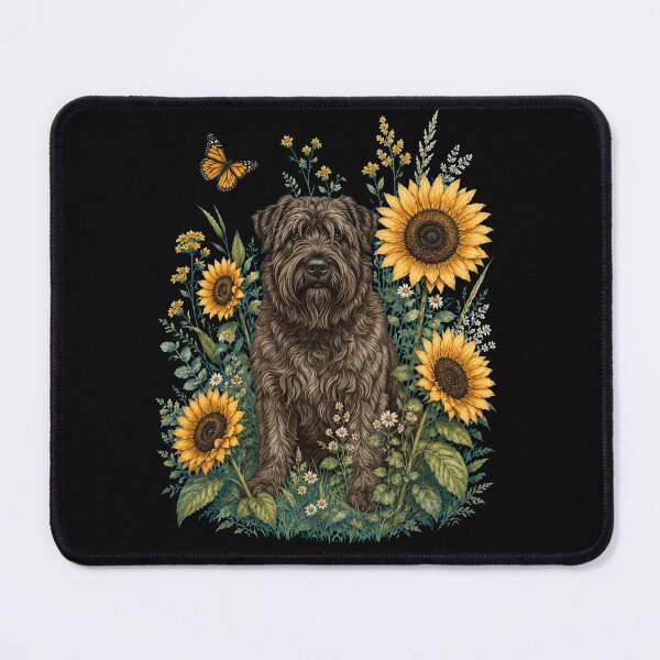 Item preview, Cairn Terrier With Sunflower Cottagecore Art Dog Owner designed and sold by TerryConnells.