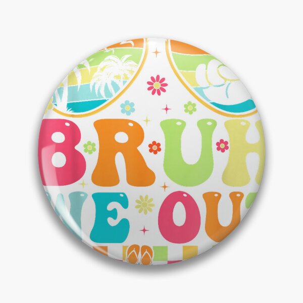 Item preview, Bruh We Out Teachers Happy Last Day of School Groovy T-Shirt designed and sold by KTY-NUSS.