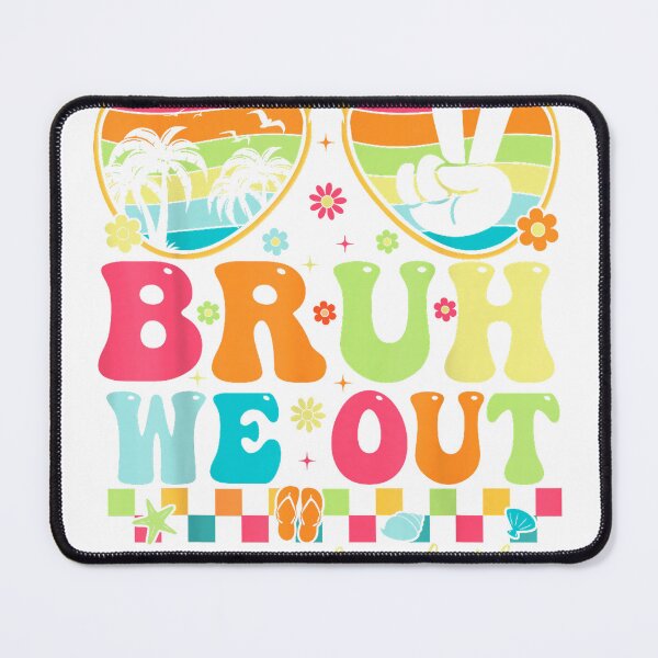 Item preview, Bruh We Out Teachers Happy Last Day of School Groovy T-Shirt designed and sold by KTY-NUSS.