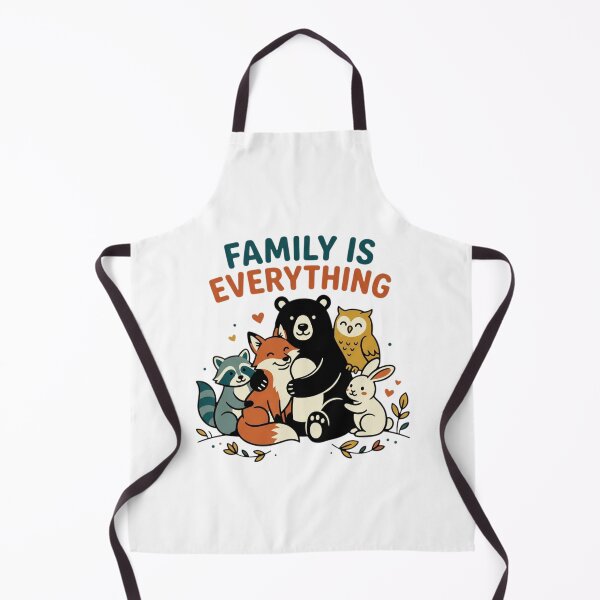 Item preview, Family Is Everything Shirt Cute Woodland Animal Hug Bear Fox Owl Rabbit Family Gift Tee designed and sold by Sky-bully.