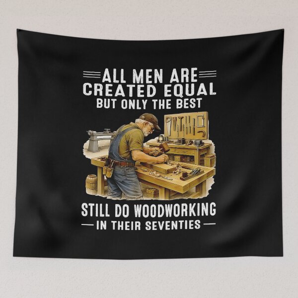 Item preview, Funny Woodworking Grandpa Quote With Vintage Carpenter Workshop Style designed and sold by zamiokaline.