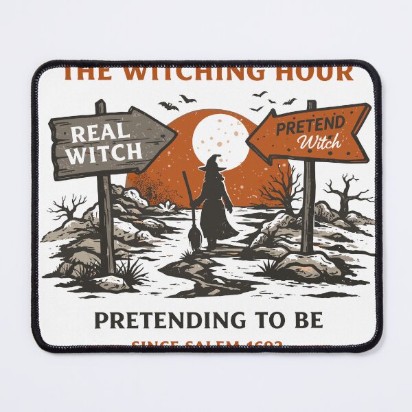 Item preview, Witching Hour: Real Witch or Pretend Witch designed and sold by Matinez Pink.