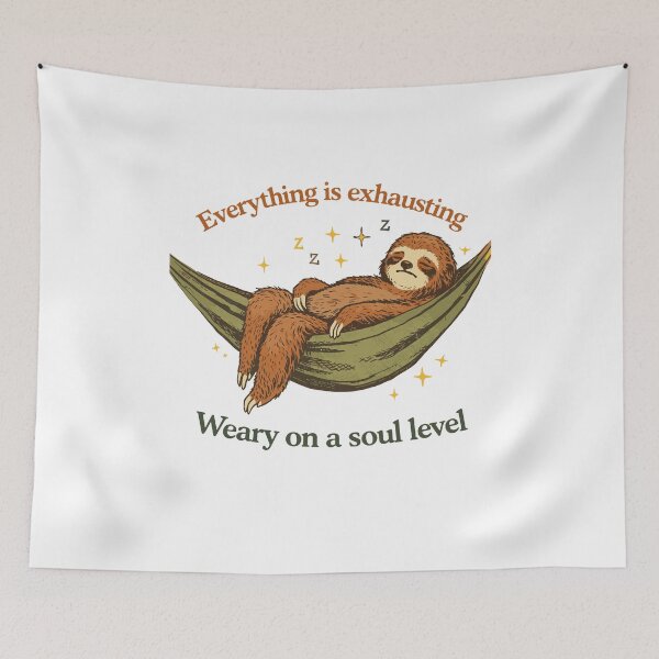 Item preview, Sloth Relaxing T-Shirt designed and sold by Matinez Pink.