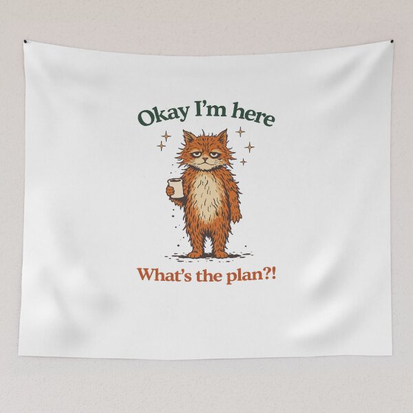 Item preview, Funny Cat Coffee T-Shirt designed and sold by Matinez Pink.