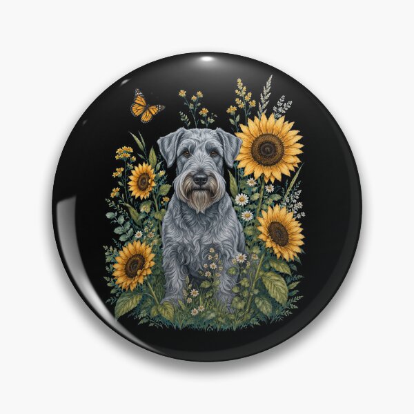 Artikelvorschau, Cesky Terrier mit Sonnenblume Cottagecore-Kunst Hundebesitzer entworfen und verkauft von TerryConnells.