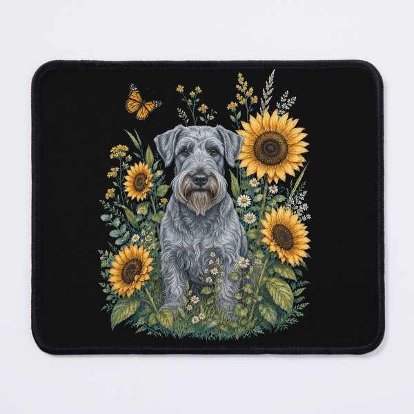 Item preview, Cesky Terrier With Sunflower Cottagecore Art Dog Owner designed and sold by TerryConnells.