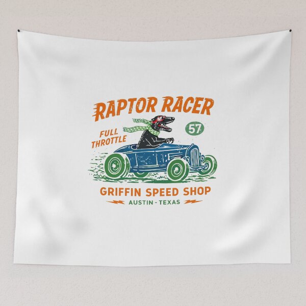 Item preview, Raptor Racer Car T-Shirt designed and sold by Matinez Pink.