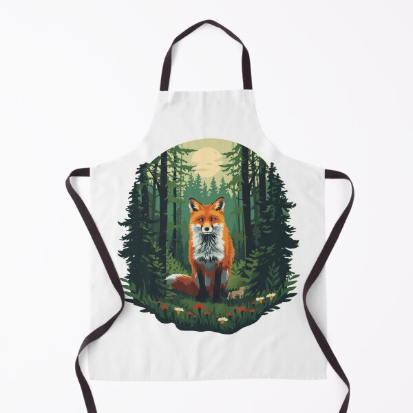 Artikelvorschau, Rotfuchs-Waldaufkleber, Geschenk für Naturliebhaber, Fuchs-Motiv, Waldtier-T-Shirt entworfen und verkauft von Sky-bully.