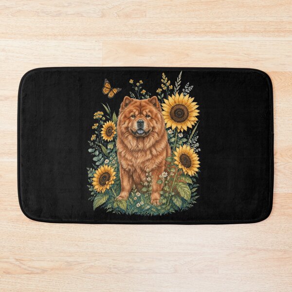 Item preview, Chow Chow With Sunflower Cottagecore Art Dog Owner designed and sold by TerryConnells.