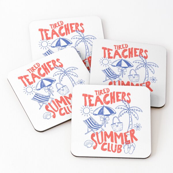 Item preview, Funny Last Day of School Beach Tired Teachers Summer Club T-Shirt designed and sold by KTY-NUSS.
