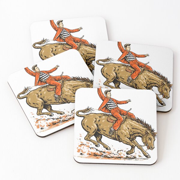 Item preview, Rodeo Cowboy Riding Horse T-Shirt designed and sold by Matinez Pink.