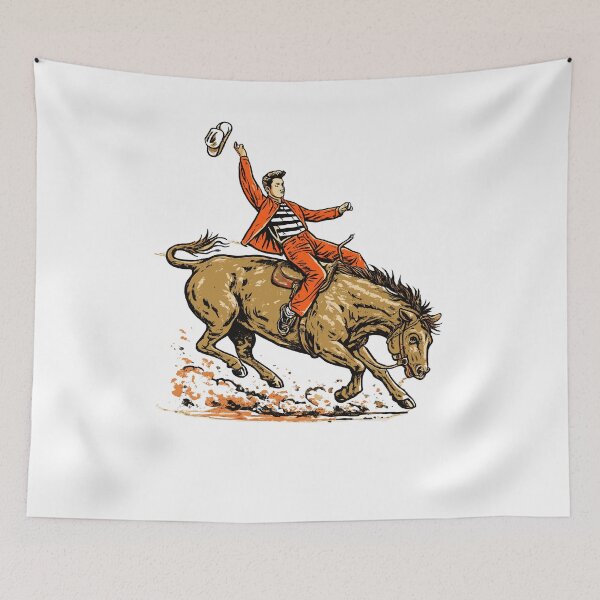 Item preview, Rodeo Cowboy Riding Horse T-Shirt designed and sold by Matinez Pink.