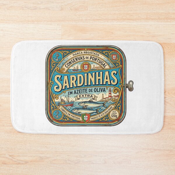 Item preview, Vintage Portuguese Sardinhas Tin Fishcore Art designed and sold by ryanguas.