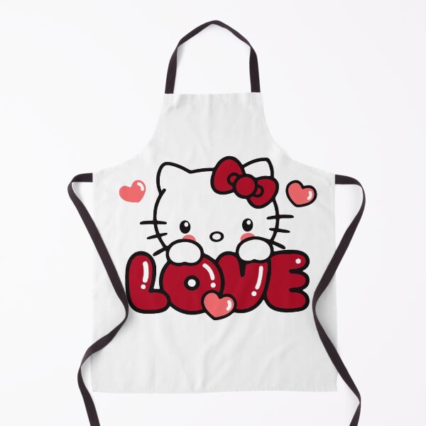 Item preview, Cute Kitty Love Valentine T-Shirt | Kawaii Cat Graphic | Romantic Cartoon Aesthetic Design designed and sold by Pinpondesigns.