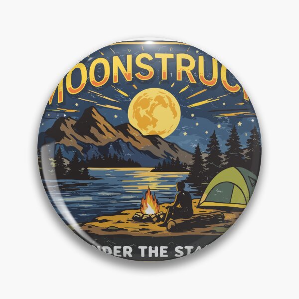 Item preview, Moonstruck Camping Under Stars designed and sold by Matinez Pink.