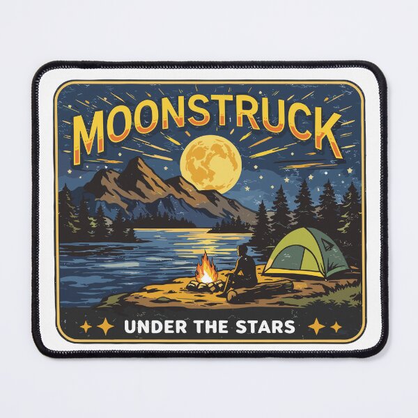 Item preview, Moonstruck Camping Under Stars designed and sold by Matinez Pink.