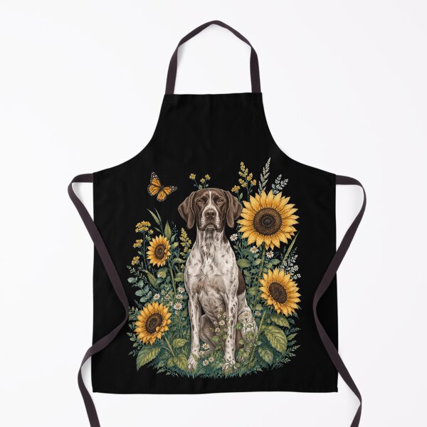 Item preview, English Pointer With Sunflower Cottagecore Art Dog Owner designed and sold by TerryConnells.