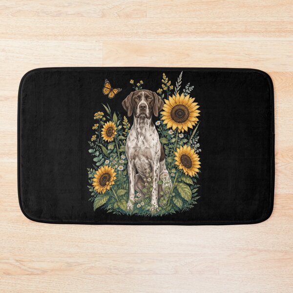 Item preview, English Pointer With Sunflower Cottagecore Art Dog Owner designed and sold by TerryConnells.