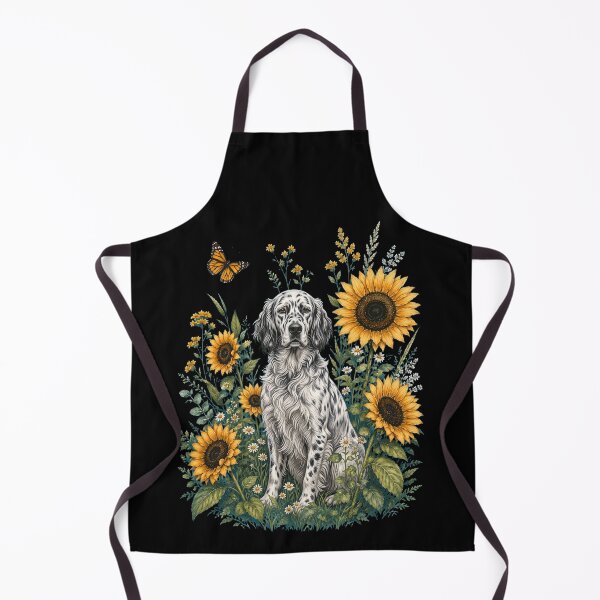 Artikelvorschau, Englischer Setter mit Sonnenblume Cottagecore-Kunst Hundebesitzer entworfen und verkauft von TerryConnells.