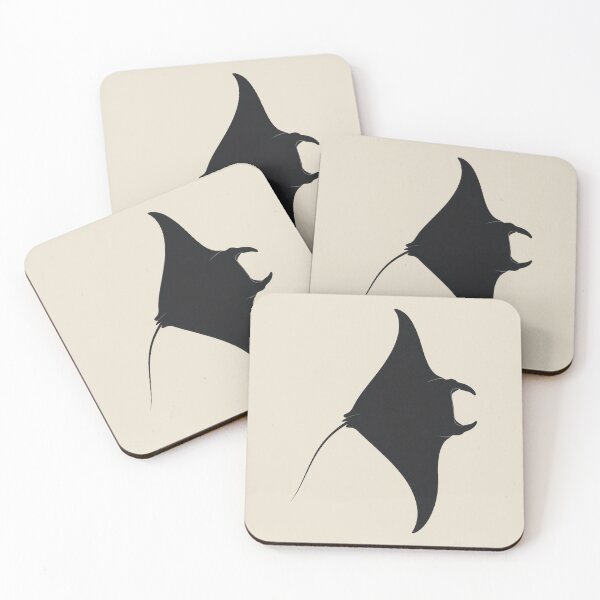 Item preview, Minimalist Dark Manta Ray Silhouette designed and sold by Ombrya.