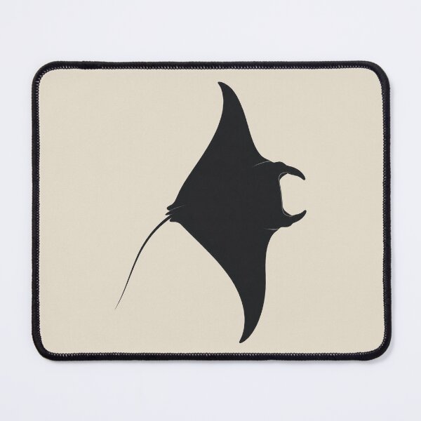 Item preview, Minimalist Dark Manta Ray Silhouette designed and sold by Ombrya.