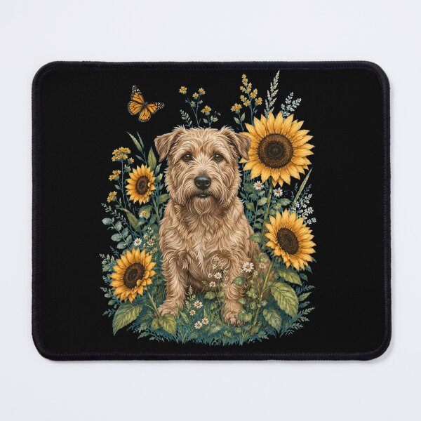Aperçu de l'œuvre Propriétaire d'un terrier de Glen of Imaal avec un tournesol et un style cottagecore. créée et vendue par TerryConnells.