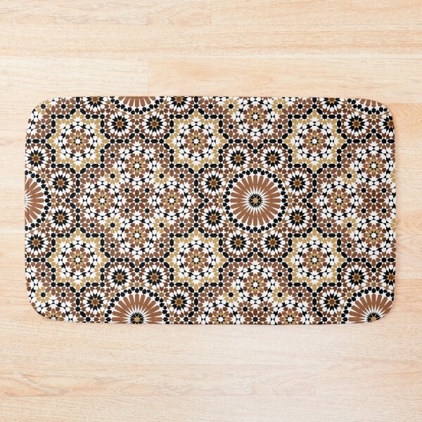 Item preview, Zellige tile in brown colors designed and sold by alyoha.
