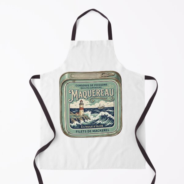 Item preview,  Vintage French Mackerel Tin Maquereau Art designed and sold by ryanguas.