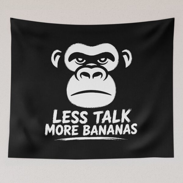 Item preview, Less Talk Monkey designed and sold by aipolohu.