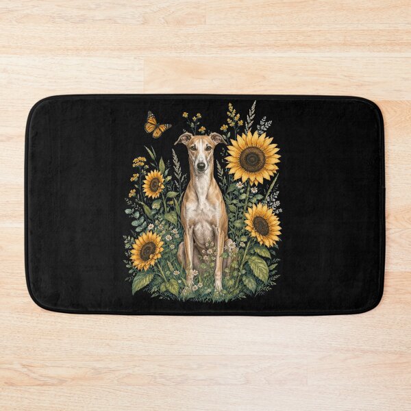 Item preview, Greyhound With Sunflower Cottagecore Art Dog Owner designed and sold by TerryConnells.
